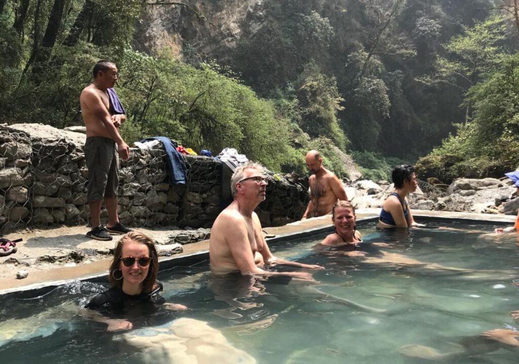 Jhinu Danda hot spring Annapurna Trekking Nepal–By Mountain People