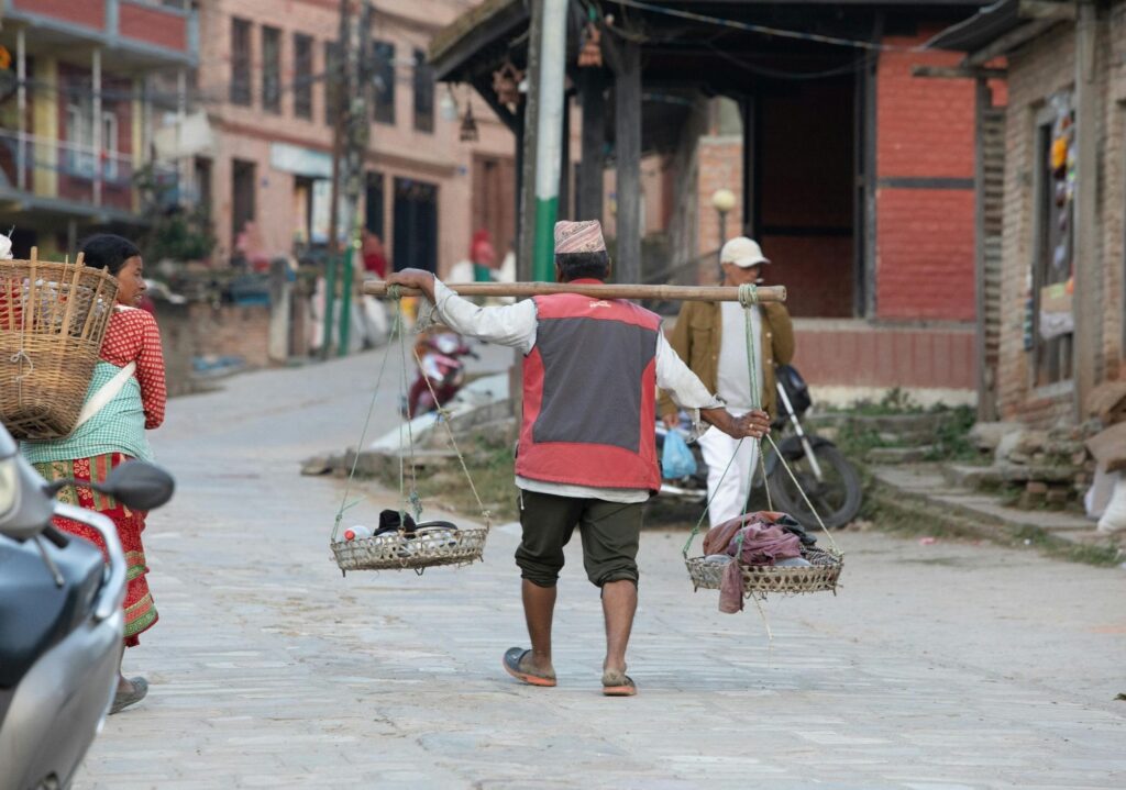 Kathmandu street–By Mountain People